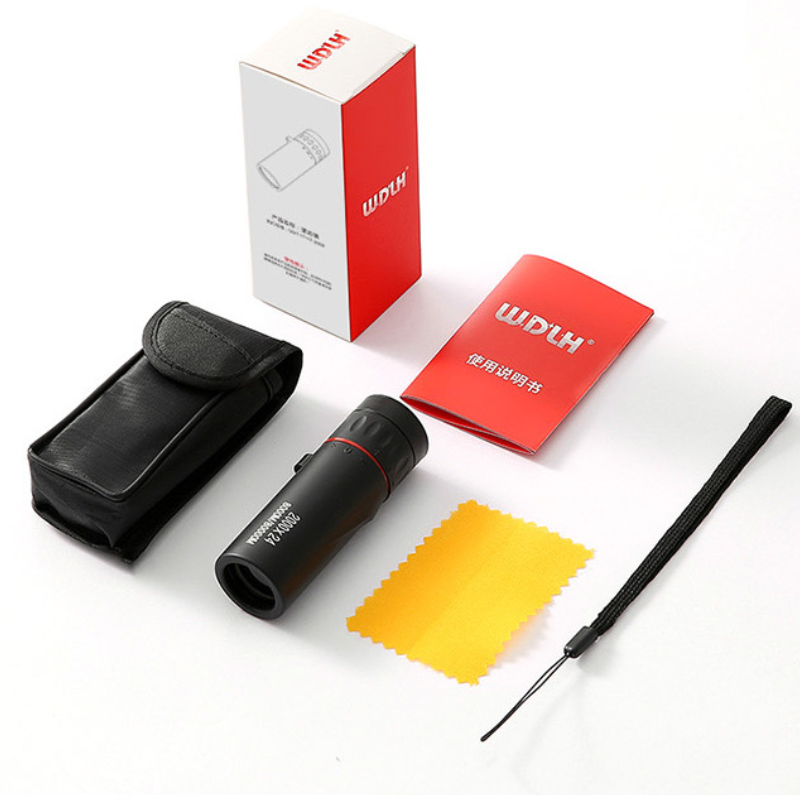 Likron Watches Compact High-Definition Portable Monocular Telescope with Smartphone Adapter - Ideal for Bird Watching