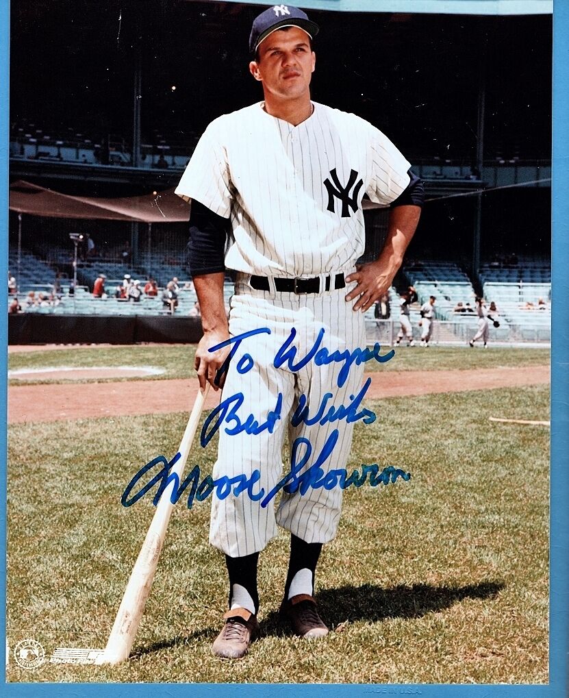 MOOSE SKOWRON-NY YANKEES AUTOGRAPHED 8X10 COLOR Photo Poster painting (d.2012)