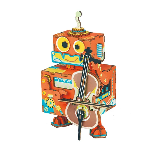 [Only Ship To U.S.] Rolife Music box - Dream Series - Little Performer AMD53 | Robotime Online