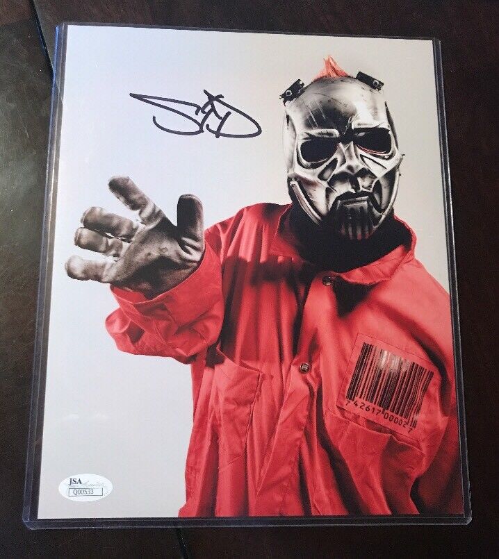 SID WILSON #0 signed SLIPKNOT 8X10 AUTOGRAPHED Photo Poster painting JSA Q00533