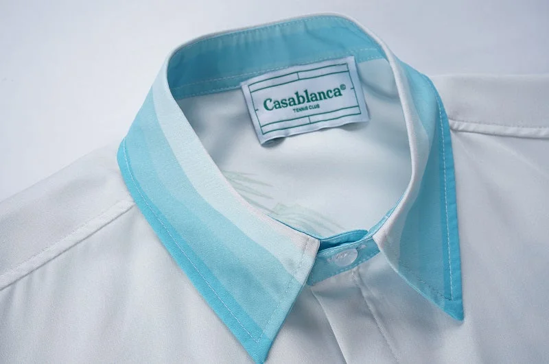 Casablanca 2023SS New Product Silk Short Sleeve Shirt