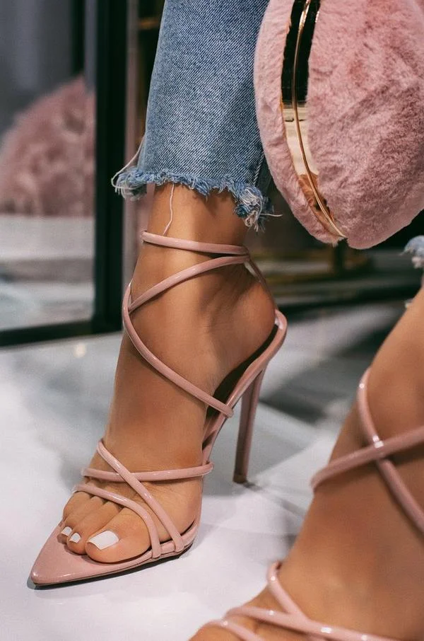 Cape Robbin ADA Strappy Open Stiletto Heels