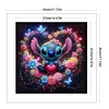 Stitch Heart Flower-11CT Stamped Cross Stitch 45*45cm tapestrymarket
