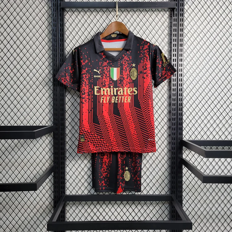 AC Milan 4th Limited Edition Shirt Kit Kids & Junior 2022-2023