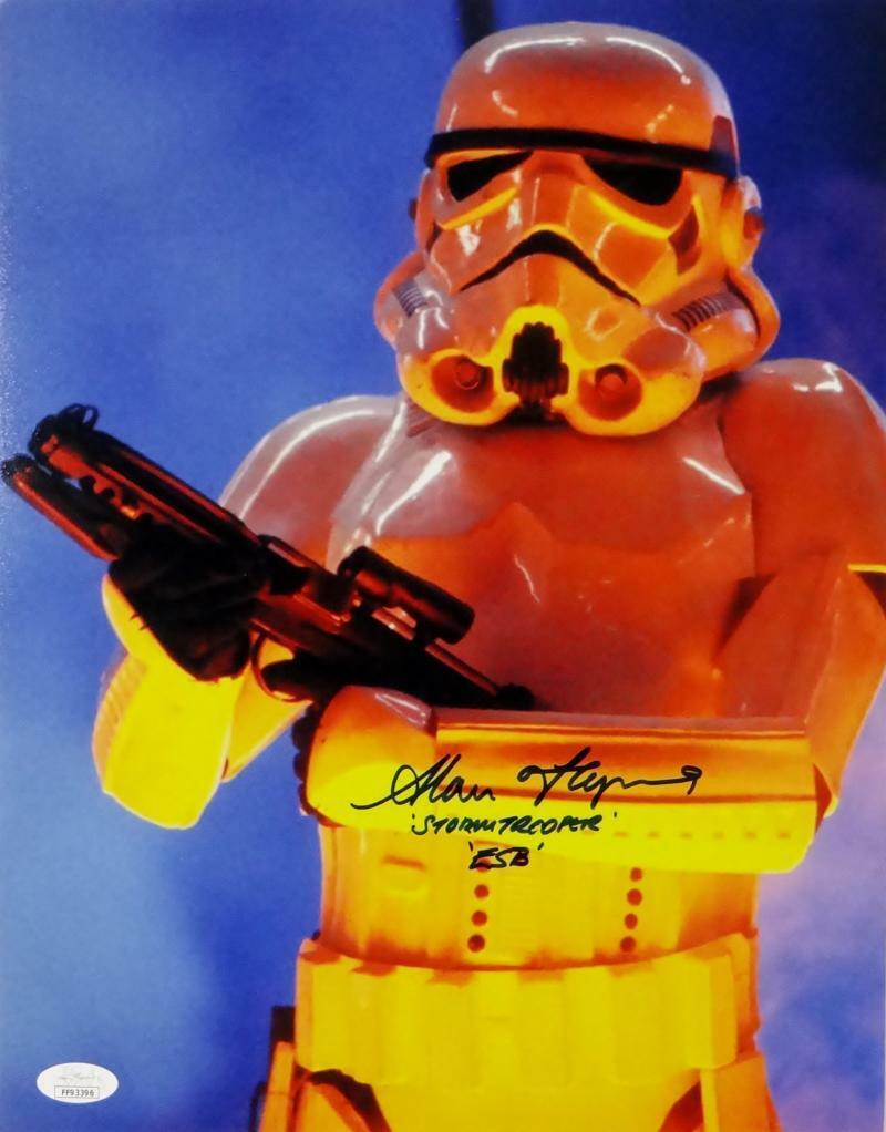 Alan Flying Autographed Stormtrooper 11x14 Photo Poster painting w/ Insc - JSA Auth *Black