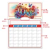 DIY Diamond Painting Magnetic Dry Erase Calendar for Fridge Planning Board Weekly Monthly Planner Memo Board Kits