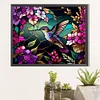 Diamond Painting-Round AB Drill Stained Glass Hummingbird(55*45 CM)