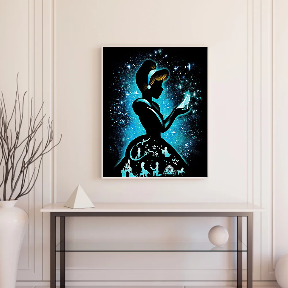 Full Round Diamond Painting 40*50cm - Silhouette