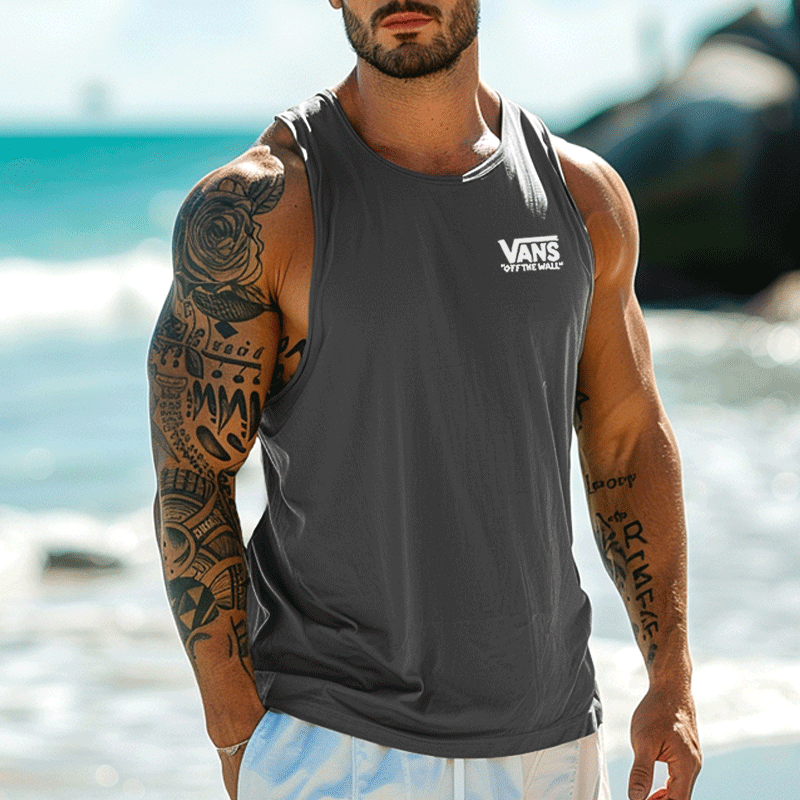 Stylish Sleeveless Tank Top For Summer Beach Adventures