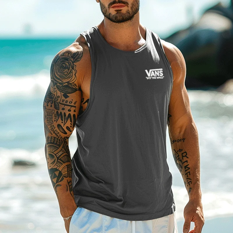 Stylish Sleeveless Tank Top For Summer Beach Adventures