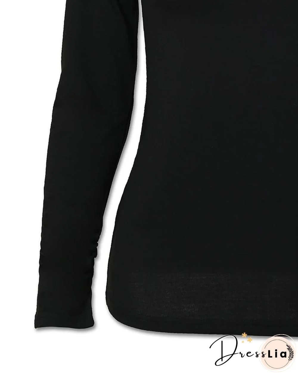 Studded Cutout Long Sleeve Casual Top P15627