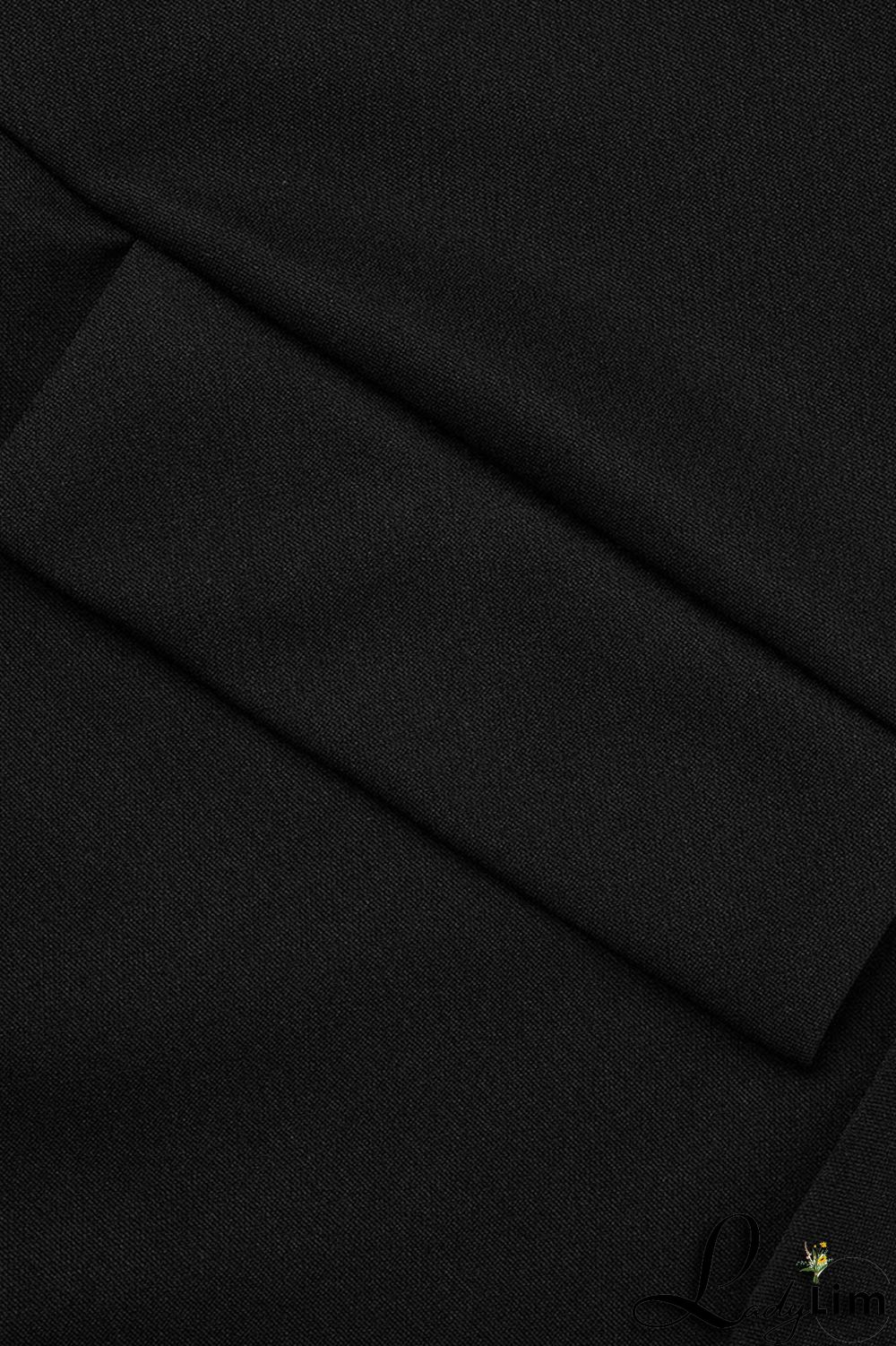 Green Fashion Casual Solid Patchwork Cardigan Turn-back Collar Outerwear