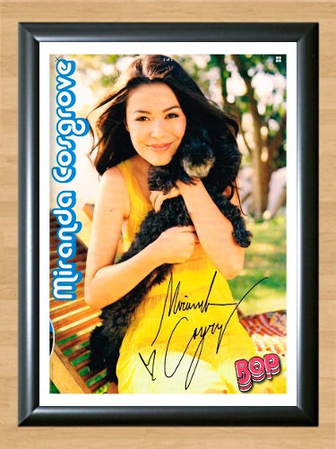 Miranda Cosgrove Signed Autographed Photo Poster painting Poster A3 11.7x16.5