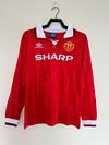1992/1994 Retro Long Sleeve Manchester United Home Football Shirt 1:1 Thai Quality love fball