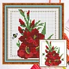 Partial Cross Stitch Kit August 14CT Counted DIY Needlework Decor (H430)(Brand)