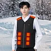 22 Heating Zones Electric Heated Vest USB V Neck Thermal Clothes for Outerwear