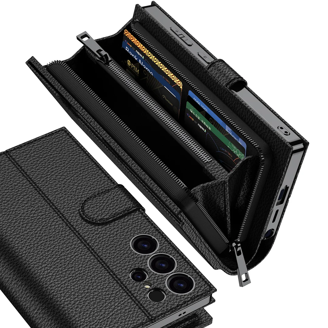 GKK Flip PU Leather Case for Samsung Galaxy S25 S24 Ultra S23 large capacity handbag Wallet Case for Samsung S23 S24 S25 Ultra