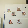 (US Local)Soldier Boots Special Shape Diamond Painting Fridge Magnet for DIY Art Crafts