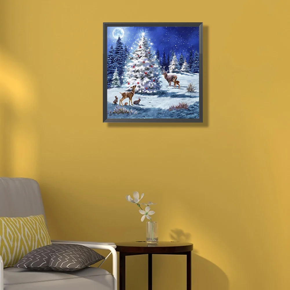 Diamond Painting - Full Square Drill - Christmas Tree(Canvas|45*45cm)