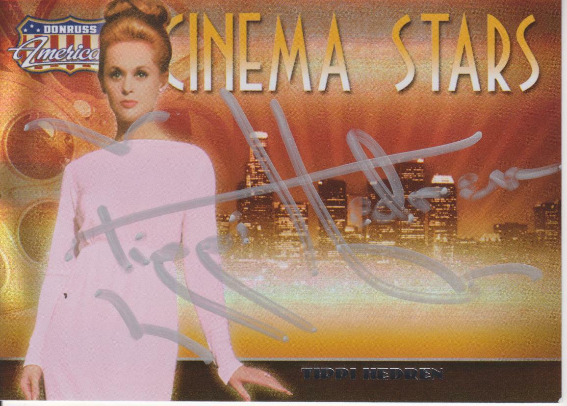 Tippi Hedren The Birds Autographed trading card signed @ the Hollywood Show