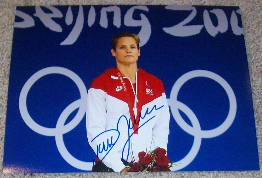 DARA TORRES SIGNED AUTOGRAPH U.S.A. OLYMPIC SWIMMING 8x10 Photo Poster painting B