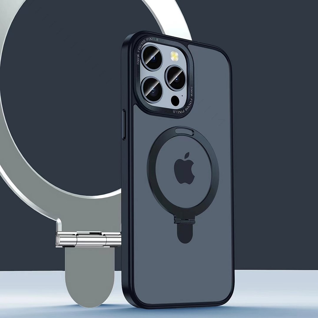 Frosted Invisible Bracket MagSafe Phone Case
