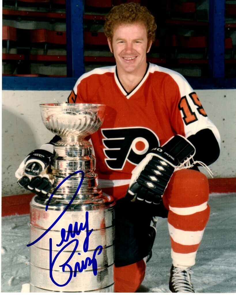Terry Crisp Signed - Autographed Philadelphia Flyers 8x10 inch Photo Poster painting