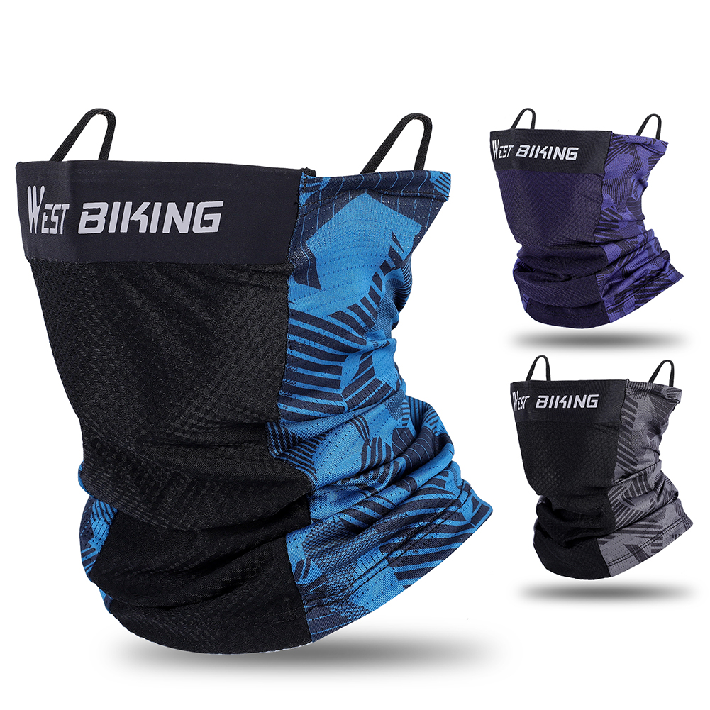 

WEST BIKING Bicycle Ice Silk Neck Tube Scarves Breathable Riding Bandana, #02, 501 Original