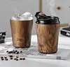 Coffee Cup Ceramic Large Capacity Thermos Cup Retro High Value Travel Cup Portable Stainless Steel Water Cup
