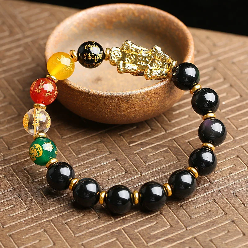 PiYao Citrine Agate Wealth Bracelet