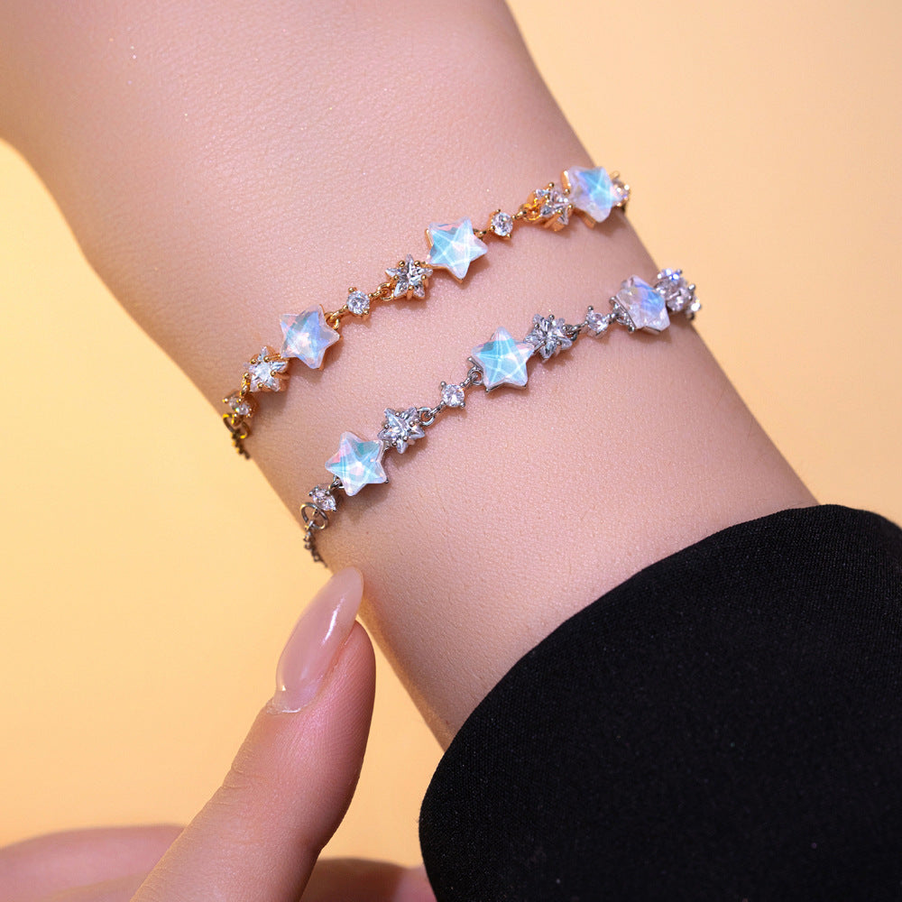 Fashionable Little Star Bracelet For Women Korean Style Niche Exquisite Versatile Girlfriends Bracelet