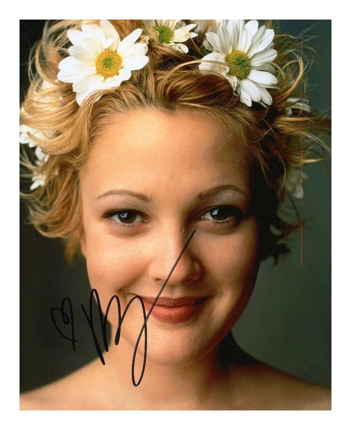 DREW BARRYMORE AUTOGRAPHED SIGNED A4 PP POSTER Photo Poster painting PRINT 2