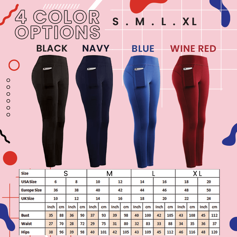  thdmladies Pocket Yoga Leggings thedmladies