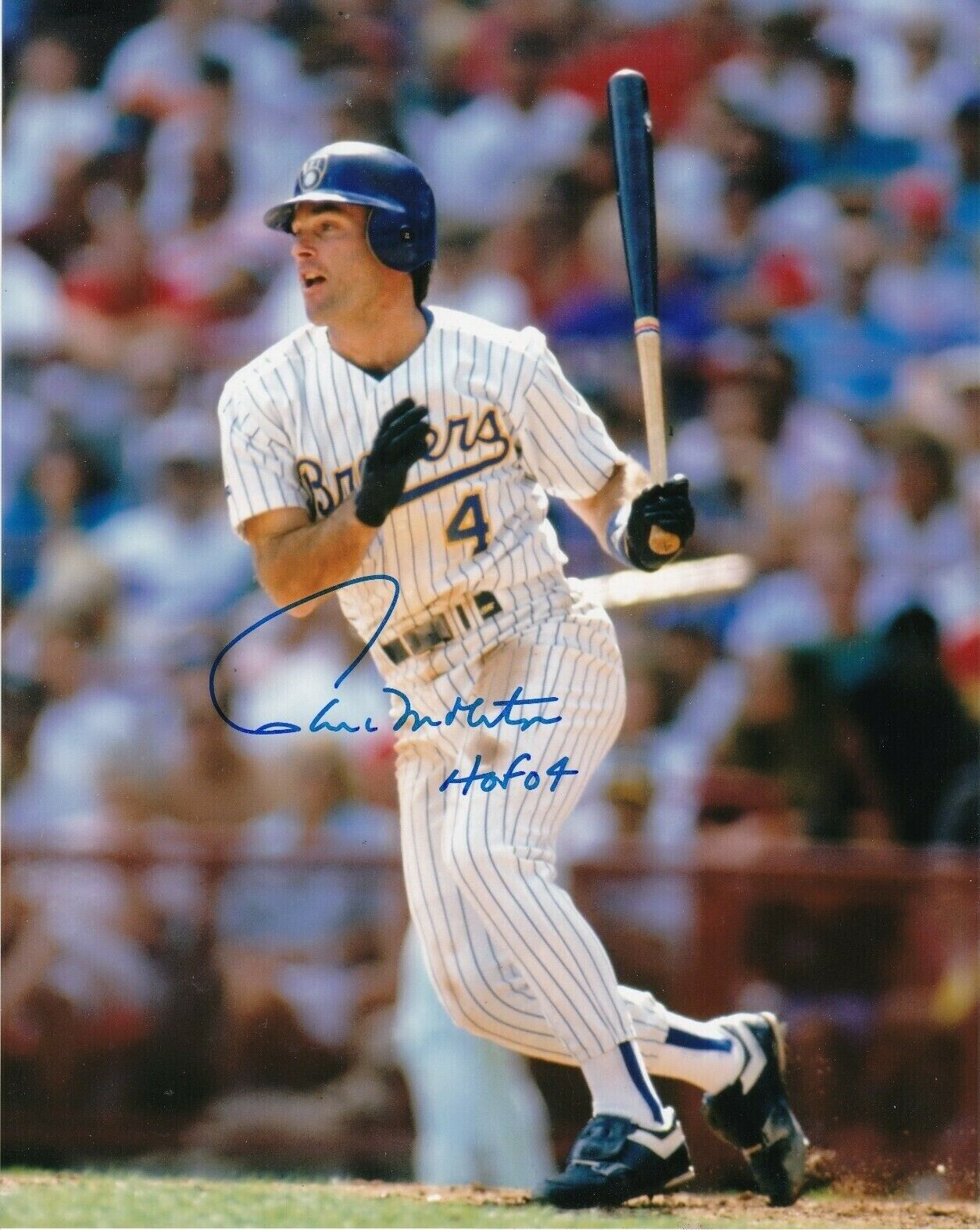 Paul Molitor Autographed Signed 8x10 Photo Poster painting ( HOF Brewers ) REPRINT