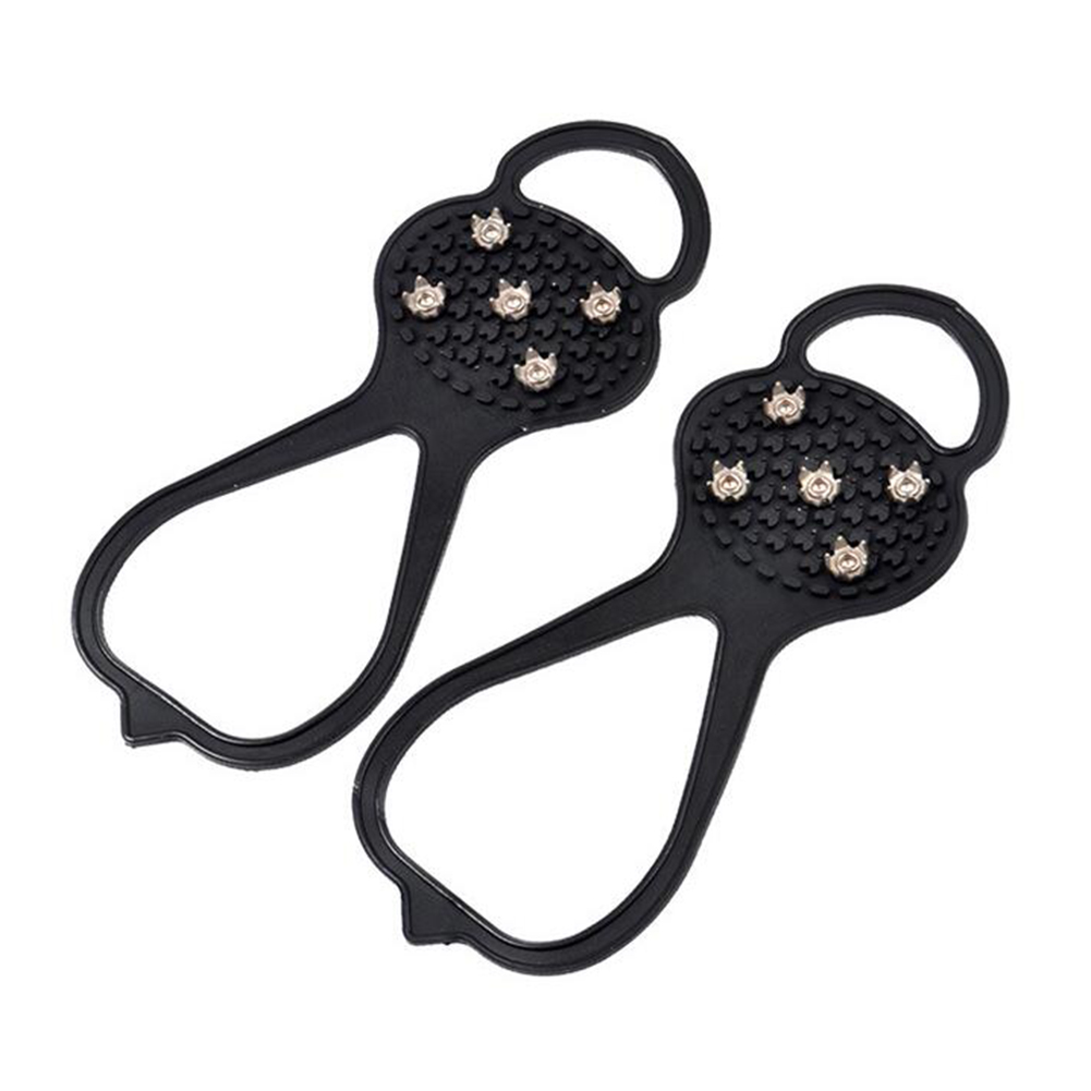 

5 Teeth Ice Gripper Crampons Non-Slip Climbing Hiking Shoes Covers, 501 Original