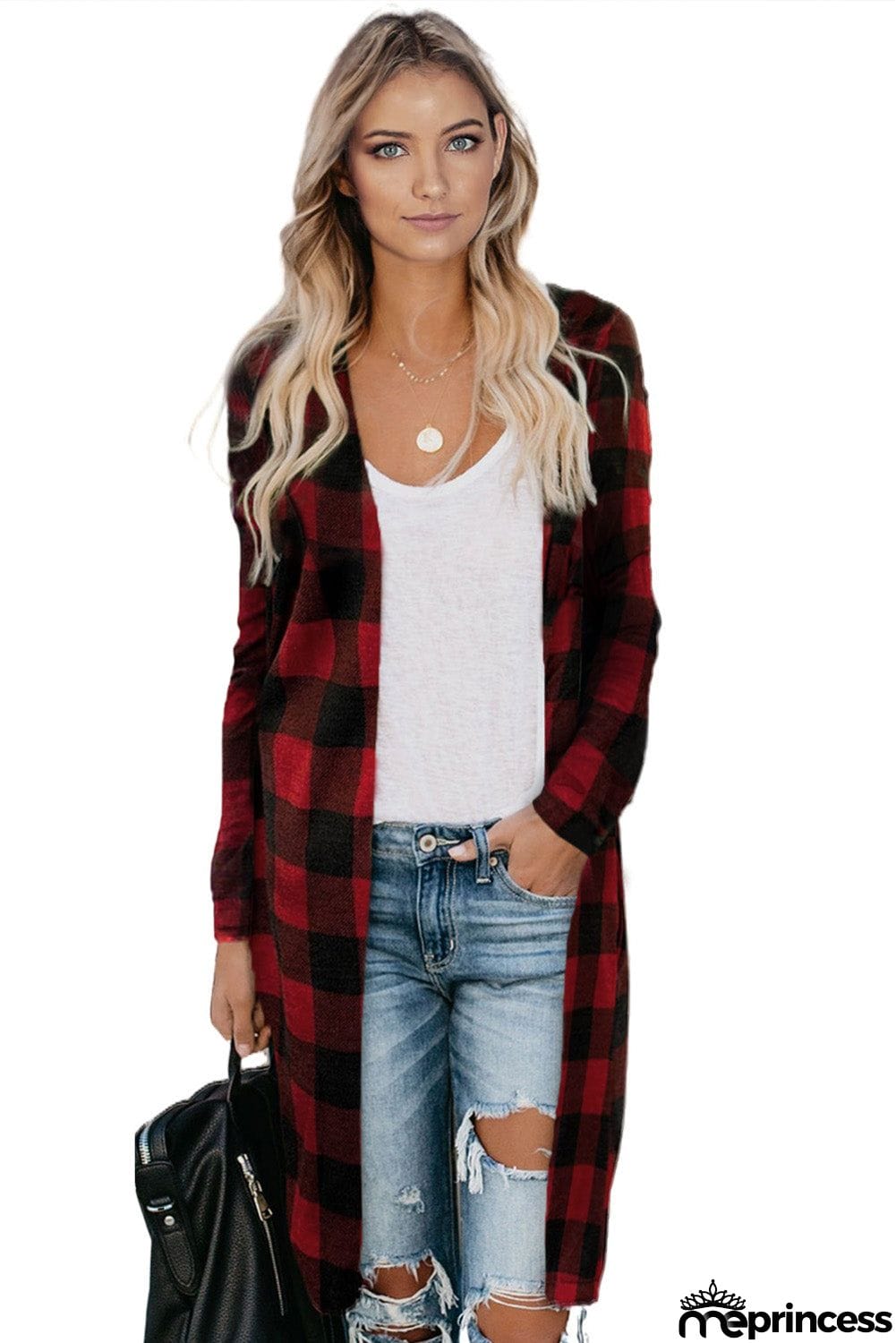 Print Long Cardigan