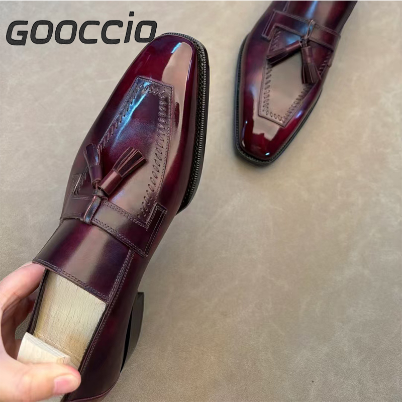 GS189 Prenium Calf Skin Dress Shoes/Loafer Shoes For Men GOOCCIO   
