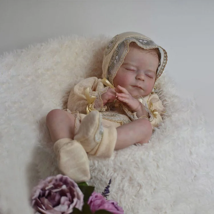 [New Series] 20" Realistic And Lifelike Reborn Cloth Body Baby Newborn Sleeping Doll Unila