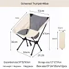 Outdoor Convenient Folding Lazy Chair uUltra-Light Fishing Camping Leisure Reclining Chair Aluminum Alloy Moon Chair
