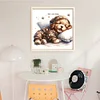Sleeping Puppy-11CT Stamped Cross Stitch 40*40cm/15.75*15.75in