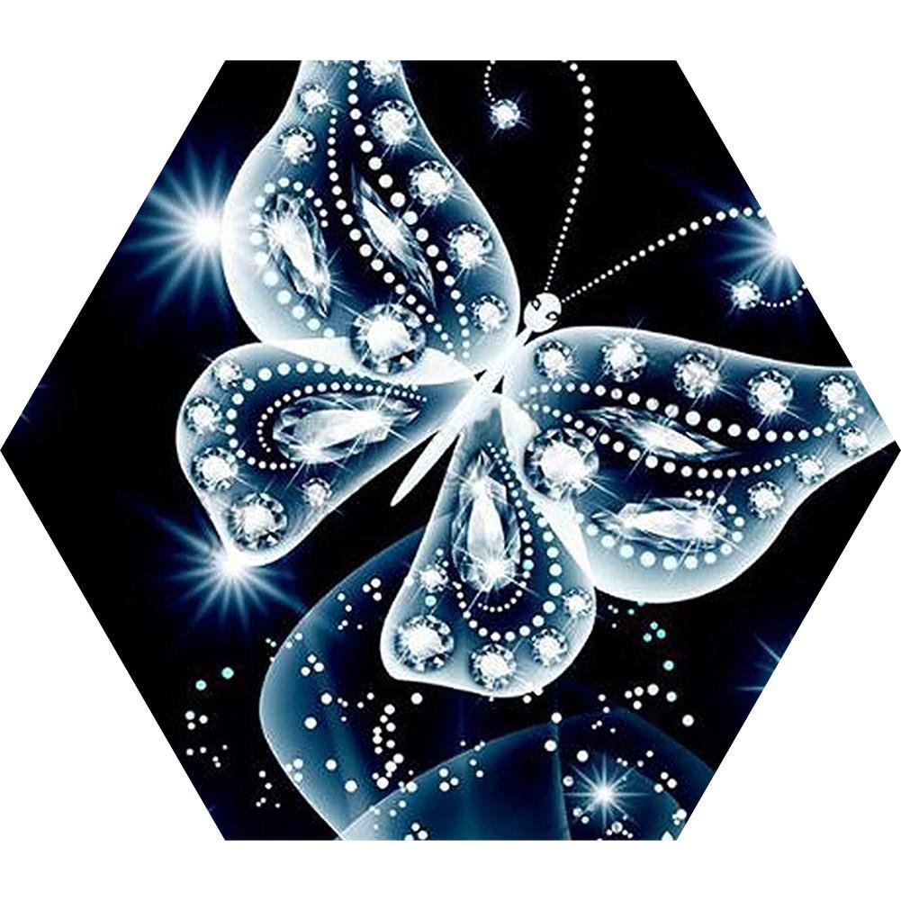 Insect Hexagon - Full Round - Diamond Painting