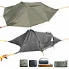 [US Local Warehouse] Camping Hammock with Mosquito Net Waterproof Rainfly 3 Point Hammock Tent 660 LBS Load Capacity 2-Person Tree Tent Hammocks for Outdoor Backpacking & Hiking