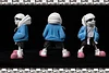 Single Version SANS with LED - Undertale Resin Statue - GamePlayer Studio