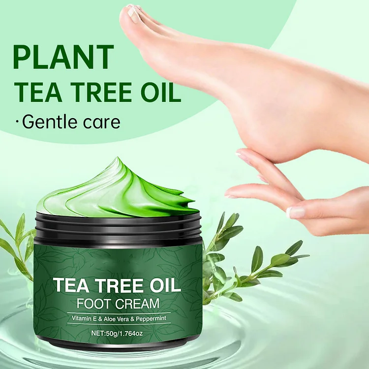 Beruhigende Fu&szlig;creme mit Aloe Vera & Teebaum&ouml;l