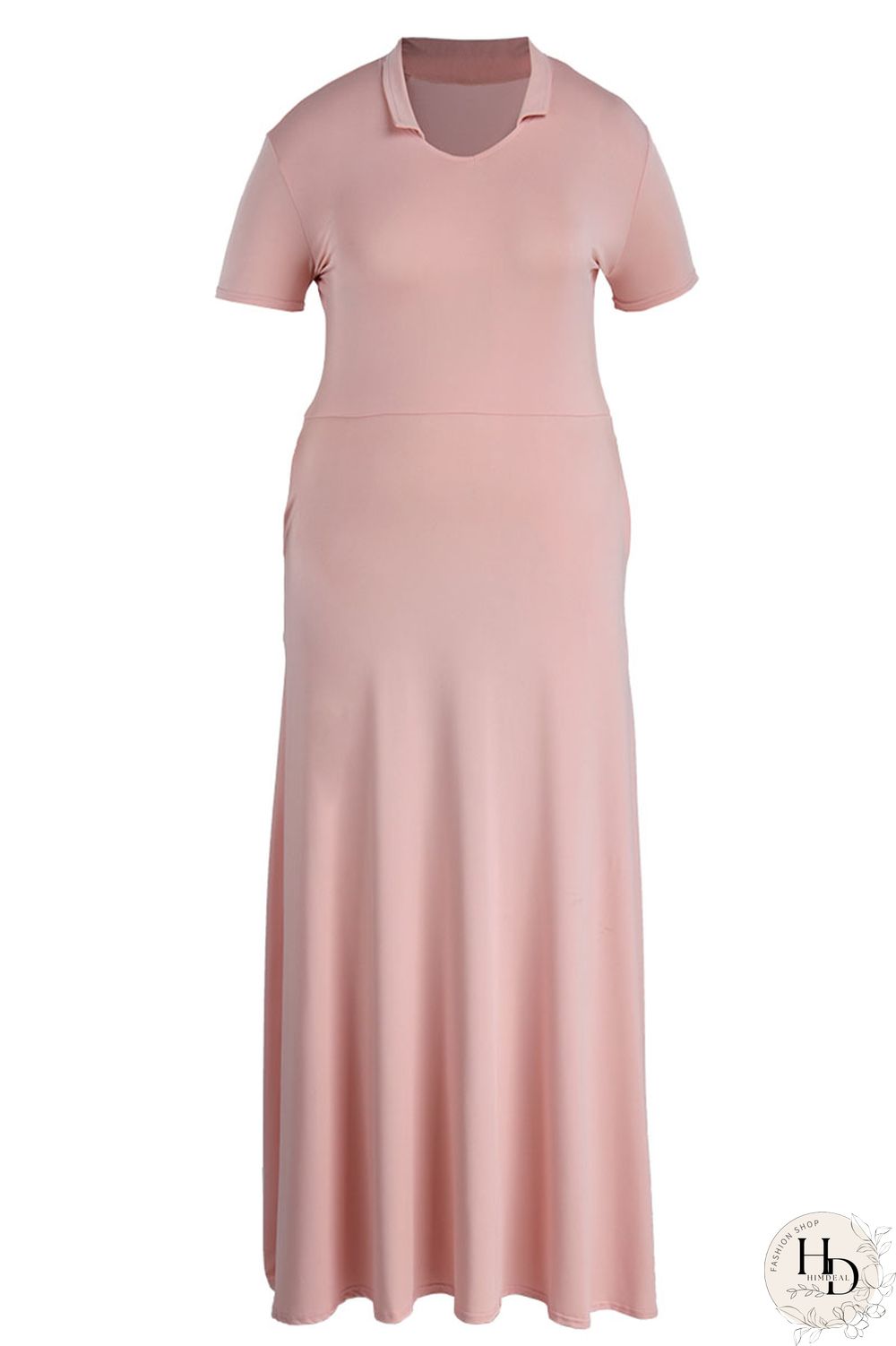 White Casual Solid Patchwork V Neck Straight Plus Size Dresses