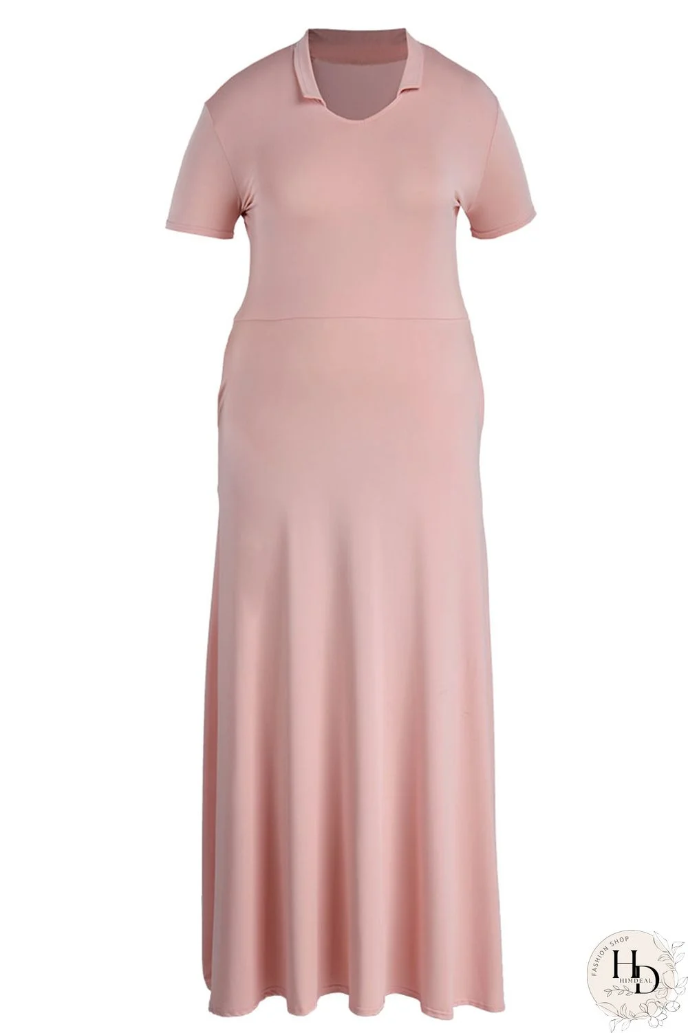 White Casual Solid Patchwork V Neck Straight Plus Size Dresses