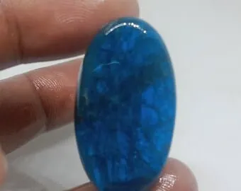 pornhint Pornhint 70% OFF Blue Apatite gemstone cabochon stone Hand polish Blue Apatite gemstone jewelry making loose stone Natural Apatite Gemstone ct 43.45