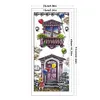 Children'S Day Balcony-11CT Stamped Cross Stitch 23*57cm/9.06*22.44in
