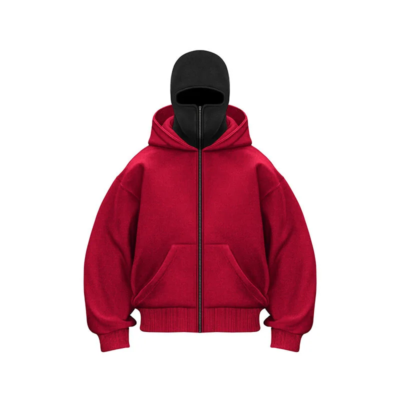 Athvotar Athvotar Light Board Autumn Ins New Hooded Jacket Short Coat Men's Double Hat Autumn And Winter Couple Cotton