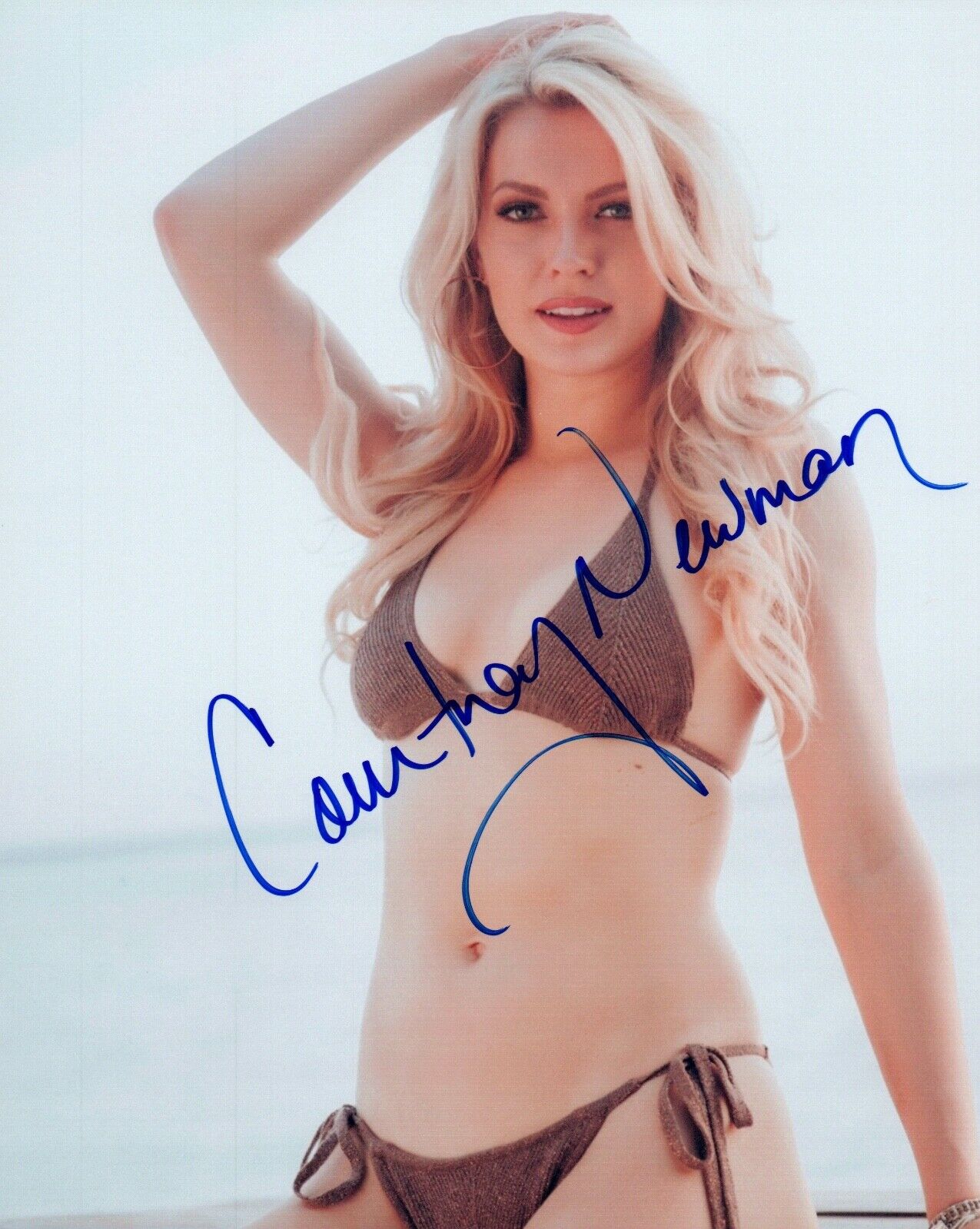 Courtney Newman Signed Autographed 8x10 Photo Poster painting Model COA